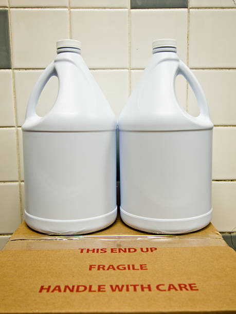 istock white plastic jugs box cardboard wall tile janitorial supplies equiment 471456505