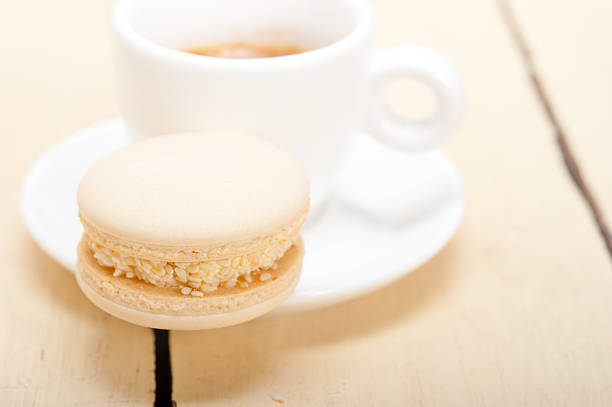 istock colorful macaroons with espresso coffee 471456720