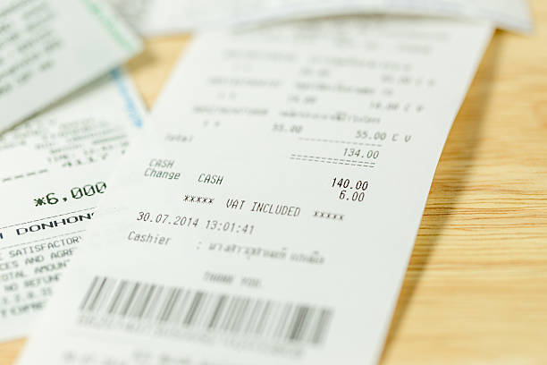 istock Receipt of shopping list. 471456968