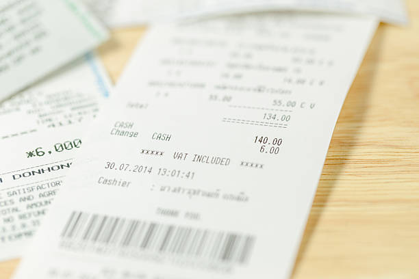 istock Receipt of shopping list. 471456970