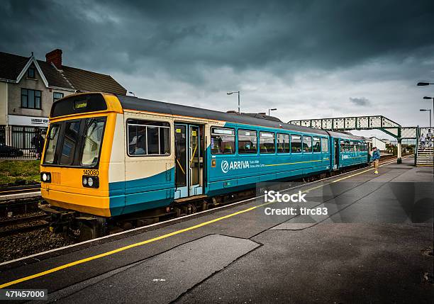 Arriva Wales Local Train At Welsh Station Stock Photo - Download Image Now - Train - Vehicle, Wales, Community
