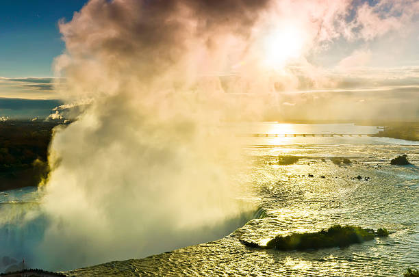 istock View of Niagara Falls at sunrise 471457352