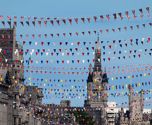istock Bunting on Union Street, Aberdeen 471457647