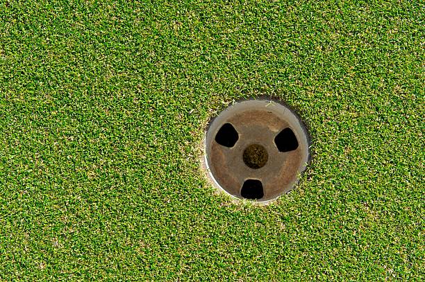 istock Closeup of Golf Cup or Hole 471457995