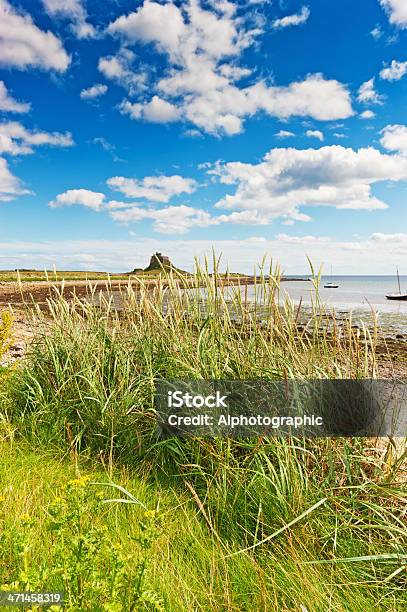 Lindisfarne - Fotografias de stock e mais imagens de Ao Ar Livre - Ao Ar Livre, Castelo, Castelo de Lindisfarne