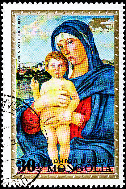 istock Painting Blessed Virgin with the Child, by Giovanni Bellini 471458621