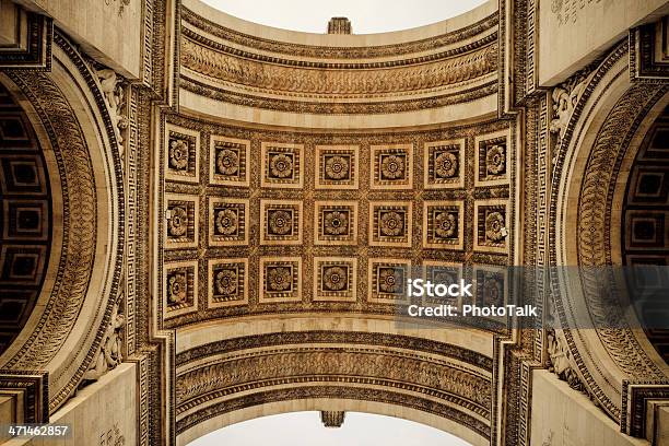 Telhado Do Arco Do Triunfoxg - Fotografias de stock e mais imagens de França - França, Túmulo, Túmulo do Soldado Desconhecido