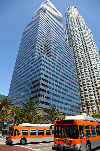 Estação do centro da cidade de Los Angeles - fotografia de stock