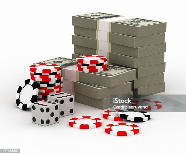 Gamble Foto de stock y más banco de imágenes de Dinero - Dinero, Ficha de apuestas, Montón