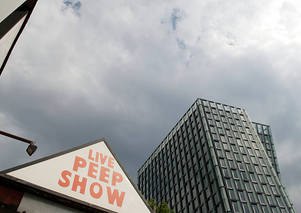 istock Live Peep Show Sign 471464109