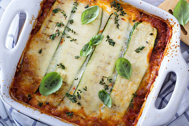 istock Healthy zucchini lasagna bolognese 471465474