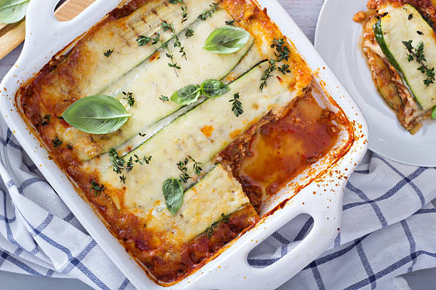 istock Healthy zucchini lasagna bolognese 471465476