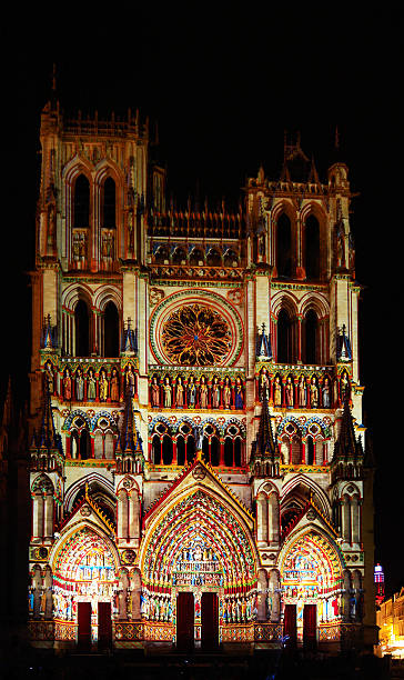 Cathedral Amiens stock photo