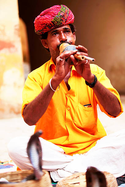 istock Traditional Indian Snake Charmer 471466503