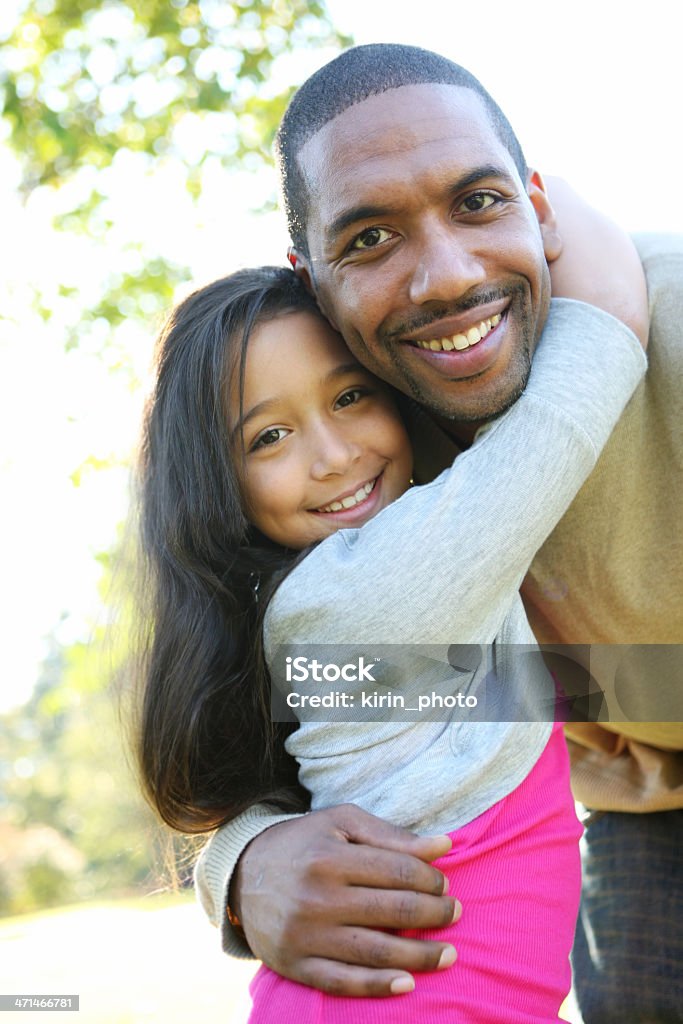 Padre e hija - Foto de stock de Abrazar libre de derechos