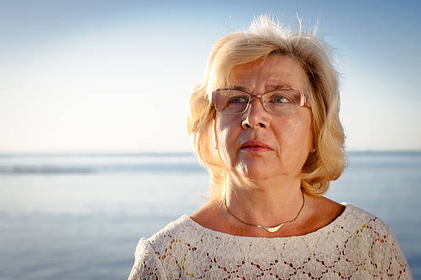 istock Pensive senior woman 471467469