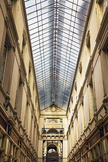 Detail of "Passage Pommeraye", Nantes, France stock photo