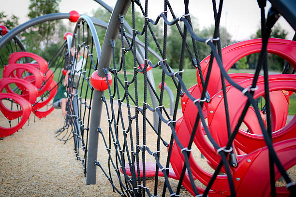 istock Children Playing on Contemporary Playground 471468377