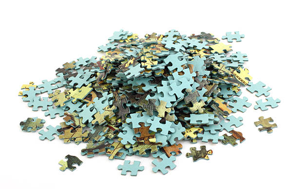 części puzzle - jigsaw puzzle puzzle business mirrored pattern zdjęcia i obrazy z banku zdjęć