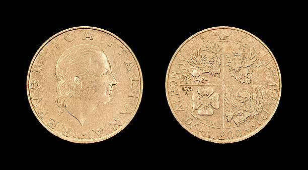istock 200-Lire-Coin, Italy, 1993 471469327