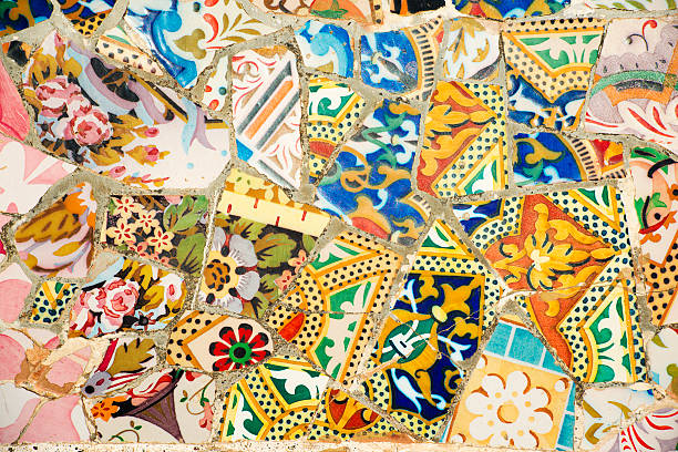 istock Mosaic of broken tiles 471470249