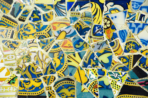 istock Mosaic of broken tiles 471470315