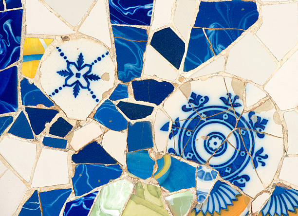istock Mosaic of broken tiles 471470419