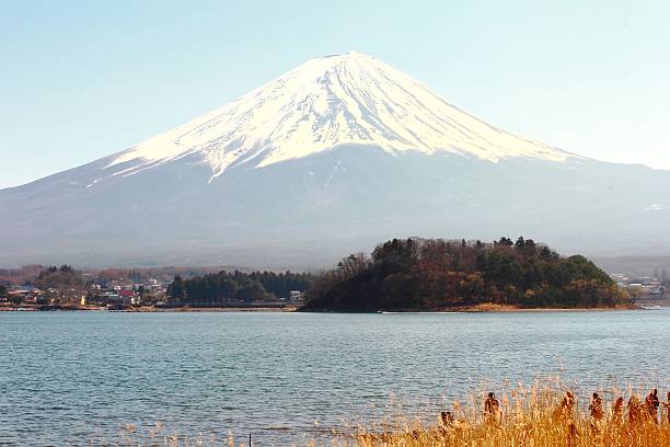 istock kawaguchiko lake with fuji mountain background 471471276