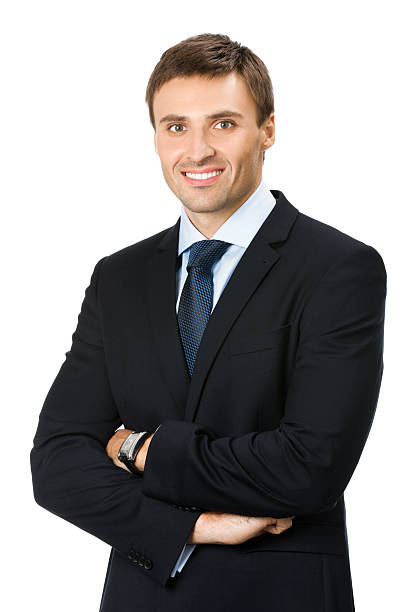istock Businessman, isolated on white 471471385
