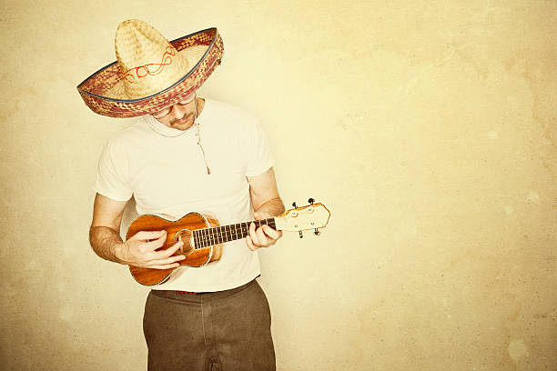 mariachi-performer mit sombrero - latin pop stock-fotos und bilder