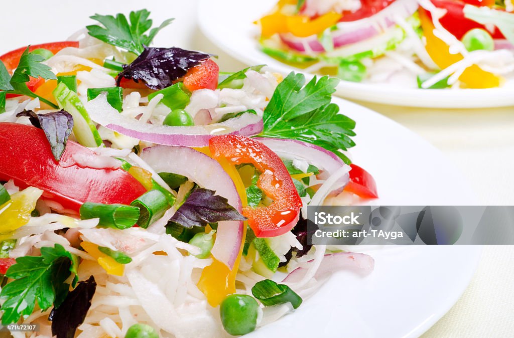 Salades fraîches - Photo de Agriculture libre de droits