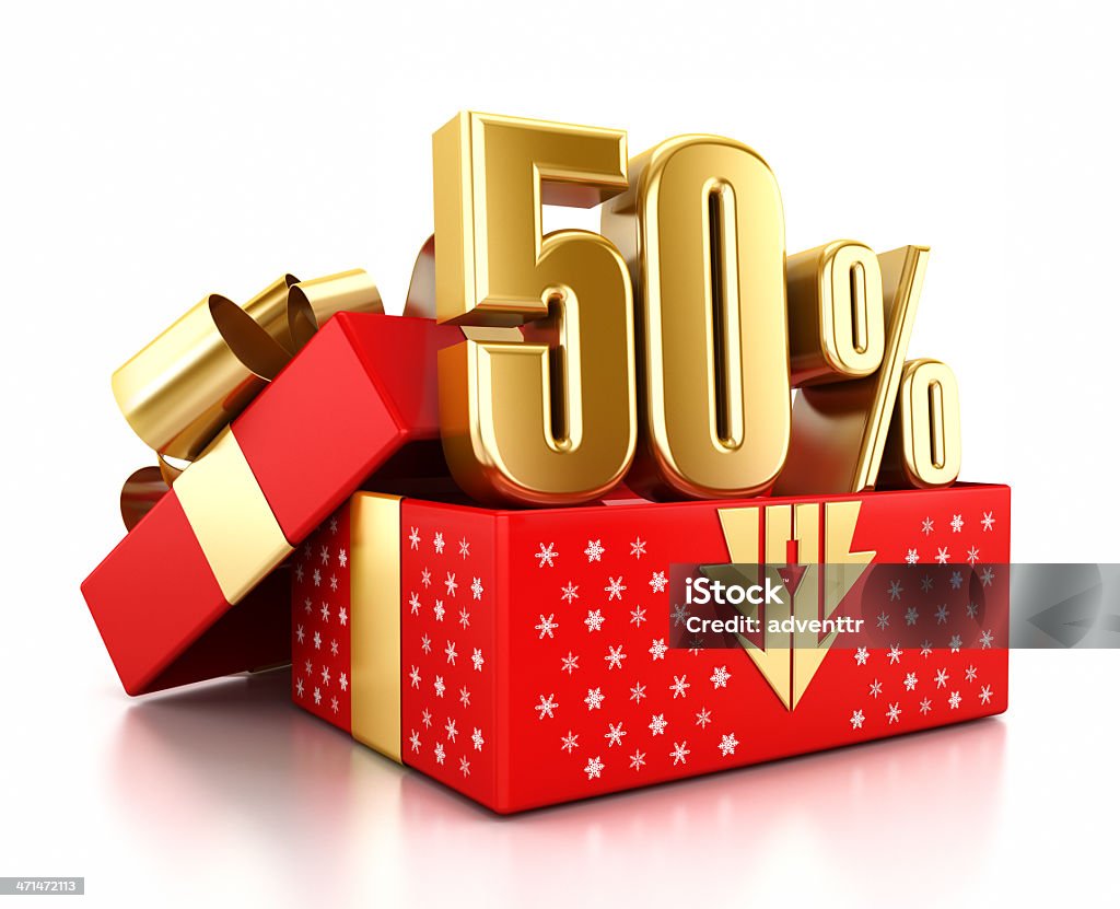 Christmas sale – bis zu 50% Rabatt - Lizenzfrei Off - Englisches Wort Stock-Foto