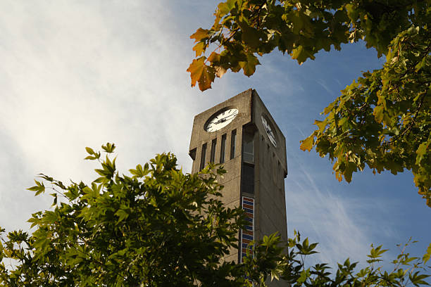 UBC Clocktower, Vancouver, British Columbia stock photo