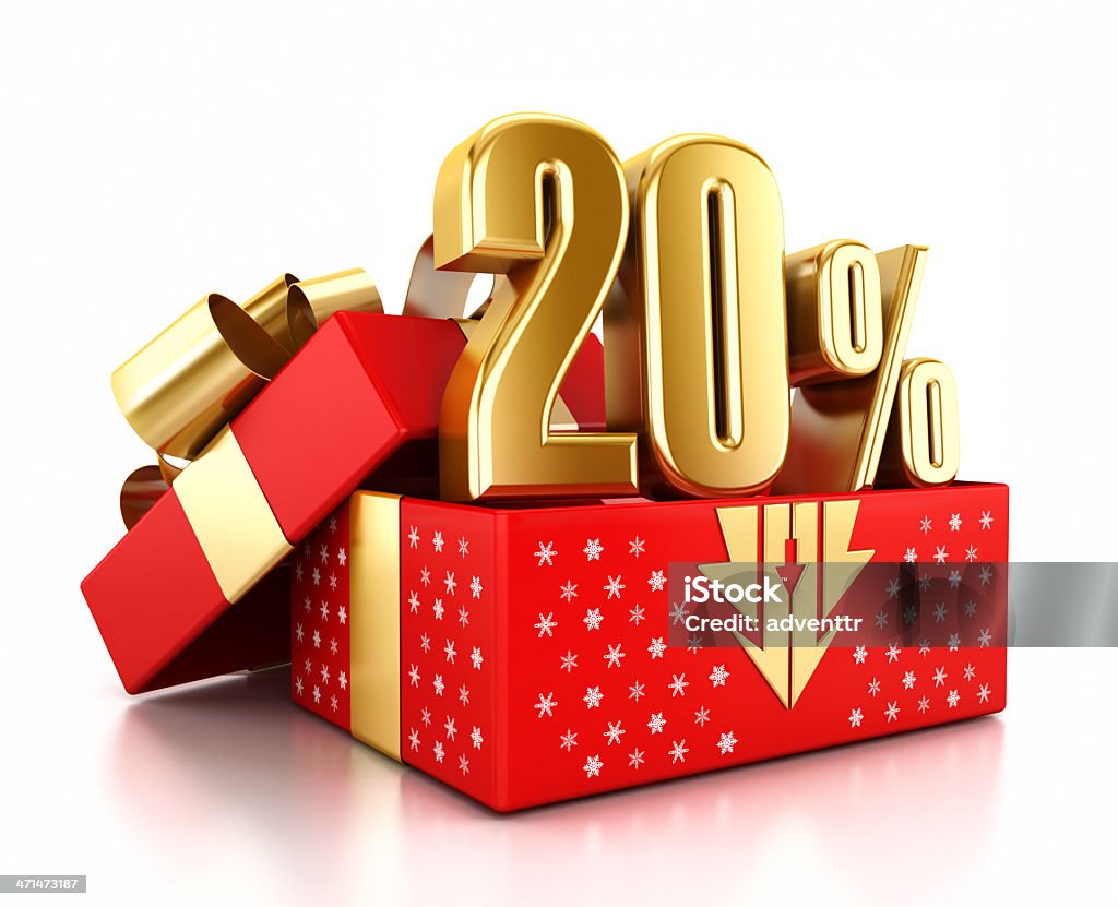 Boże Narodzenie sprzedaż - 20% rabatu - Zbiór zdjęć royalty-free (Liczba 20)