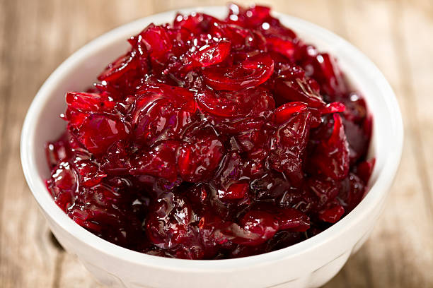 cranberry-relish - relish stock-fotos und bilder