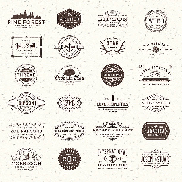 Badges, Labels and Frames Collection of badges, labels, frames and banners with text over paper texture.EPS 10 file.More works like this linked below. insignia stock illustrations
