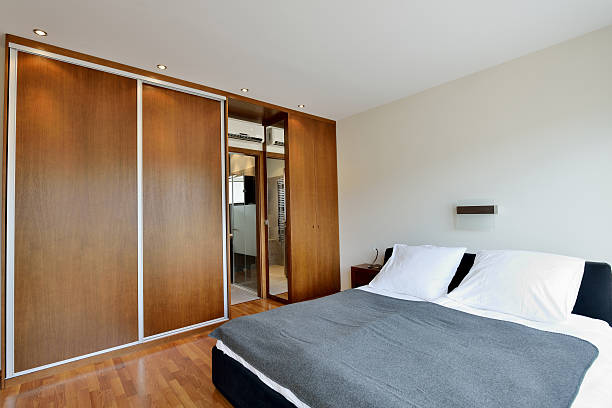 istock Luxury bedroom with wardrobe 471474659