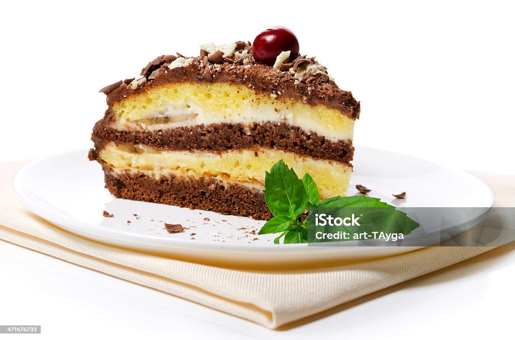 Pastel de chocolate - Foto de stock de Alimento libre de derechos