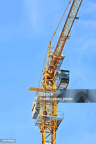 Construction Tower Crane Stock Photo - Download Image Now - 2015, Architecture, Balance