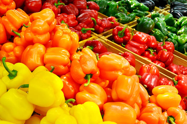 istock Different vegetables and fruit in grocery store 471478908