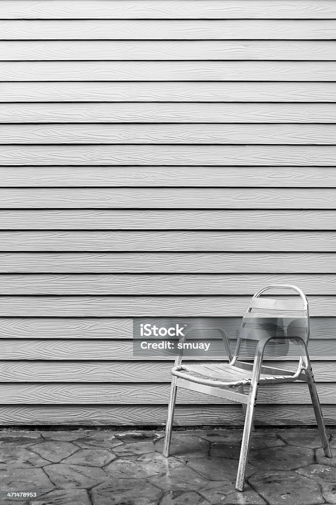 Cadeira solitária - Royalty-free Ao Ar Livre Foto de stock