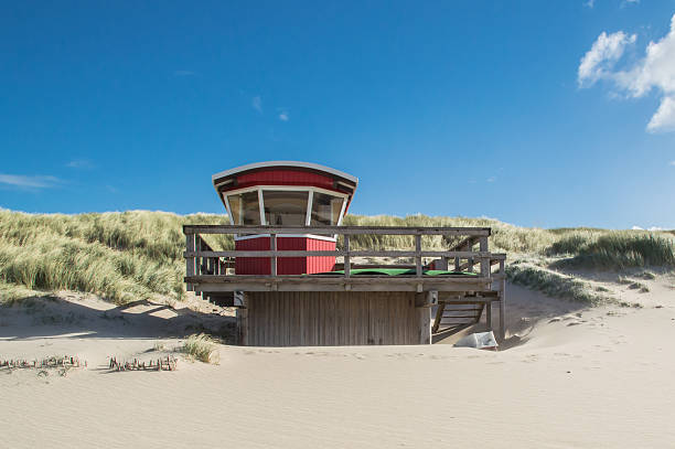 Life guard house at the beach