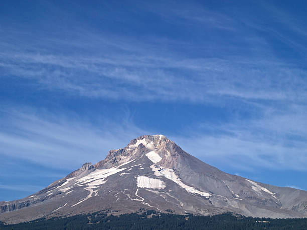 istock Mt Hood Oregon above the timberline blue sky light clouds 471479483