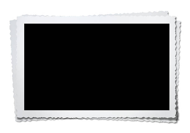 istock Old blank photos with wavy edges 471480449