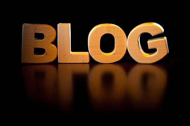 istock Blog, wood letter word 471481051