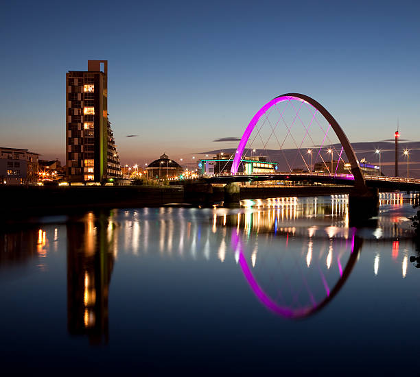 istock The Clyde Arc at dusk, Glasgow, Scotland, 2011 471481103