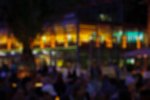 istock Blurry city cafe at night in Berlin, Germany 471481396