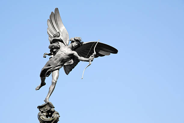 Eros Cupid statue of Piccadilly Circus, London England UK