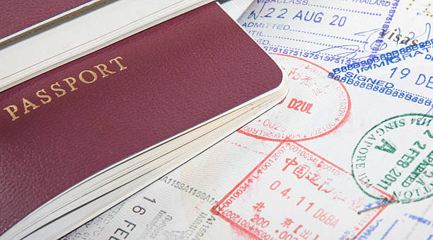 istock Passport and Travel Stamps 471483467