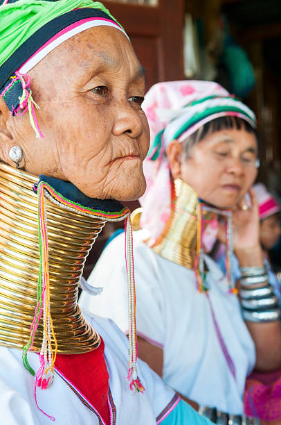 istock Long-neck women in Myanmar 471484319